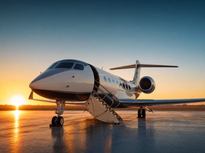 Aviation operations, Scott Wallace Agency private jet charter